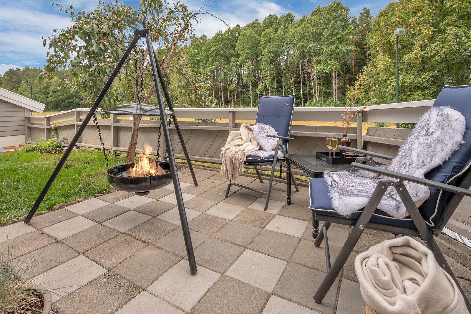 Her kan man nyte dagene med rolige omgivelser Galleribilde