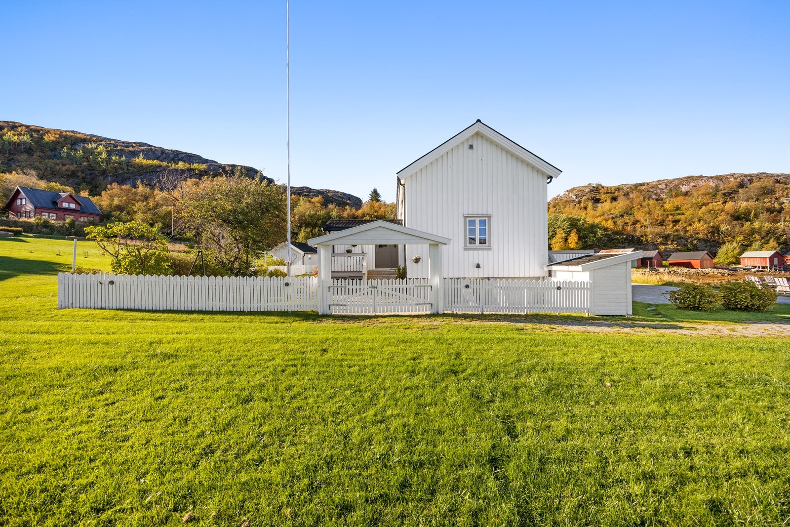 Detaljene på eiendommen gir et helhetlig og gjennomført uttrykk Galleribilde