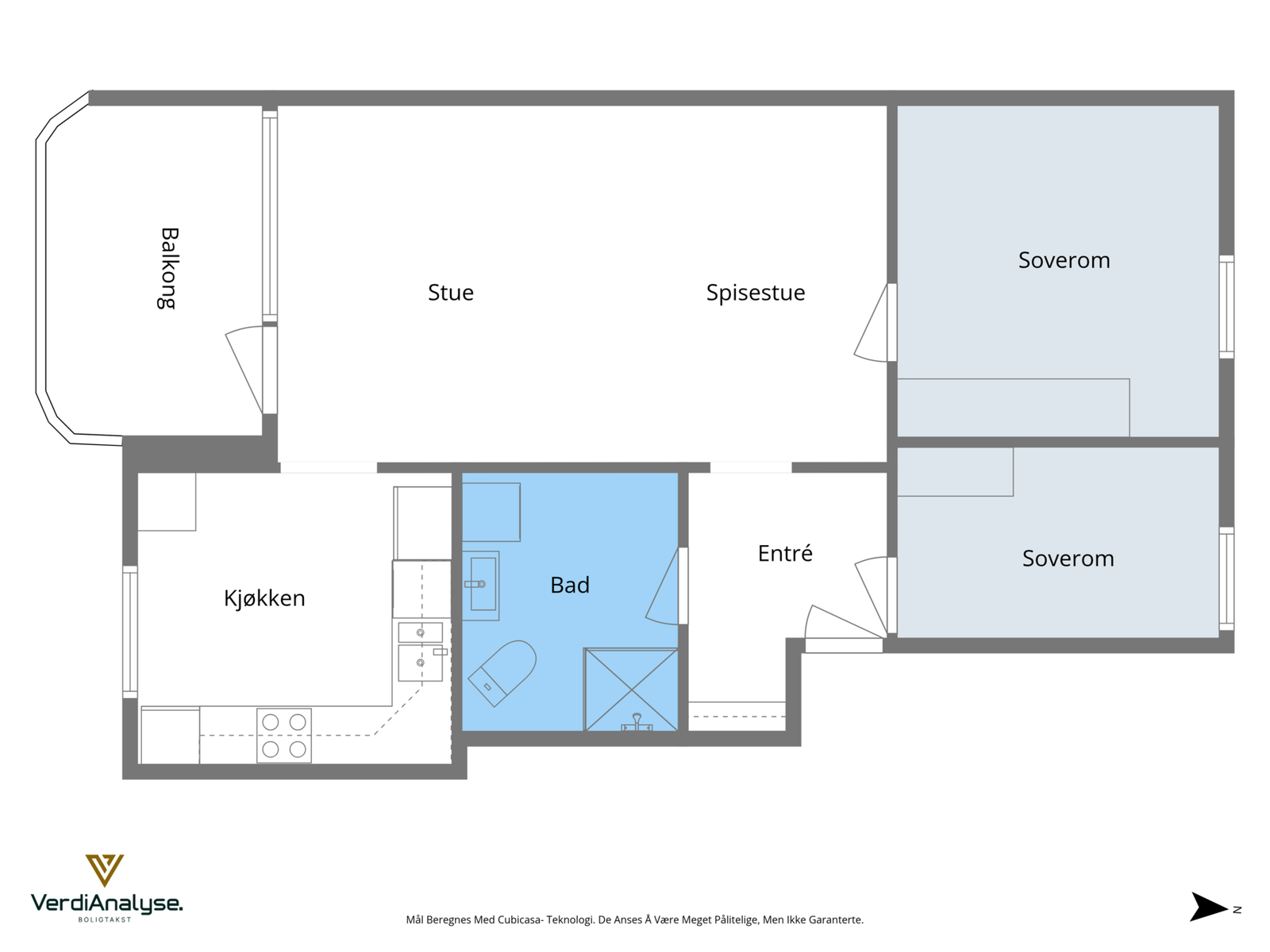 Plantegning Galleribilde