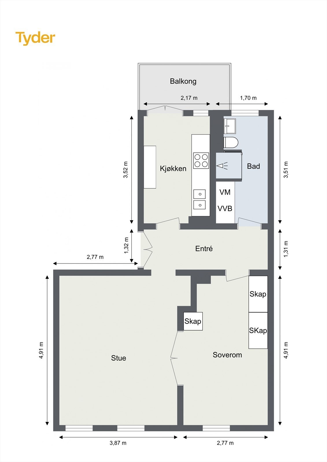 Plantegning Galleribilde
