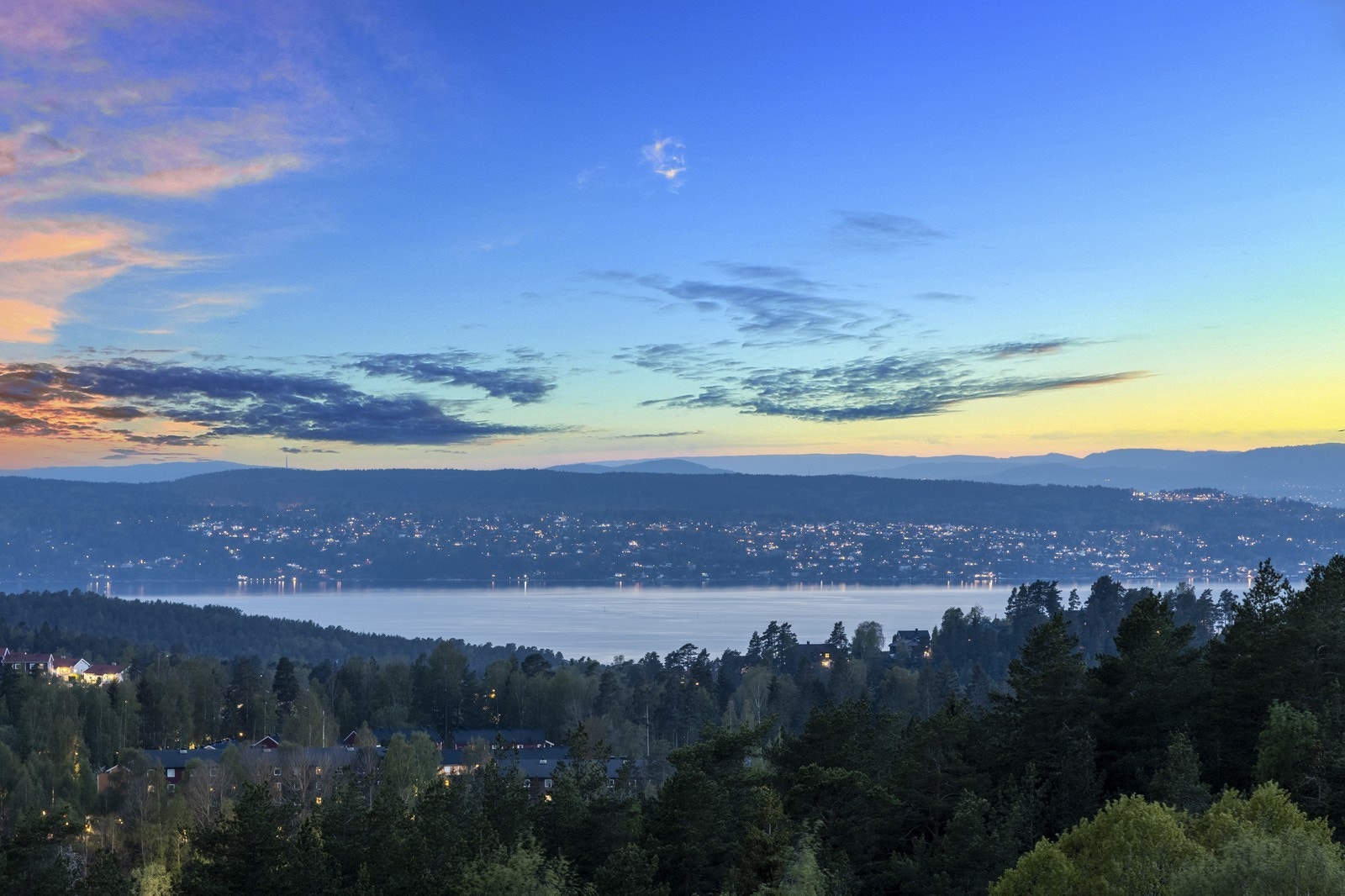 Utsikt fra sydvendt balkong. Galleribilde