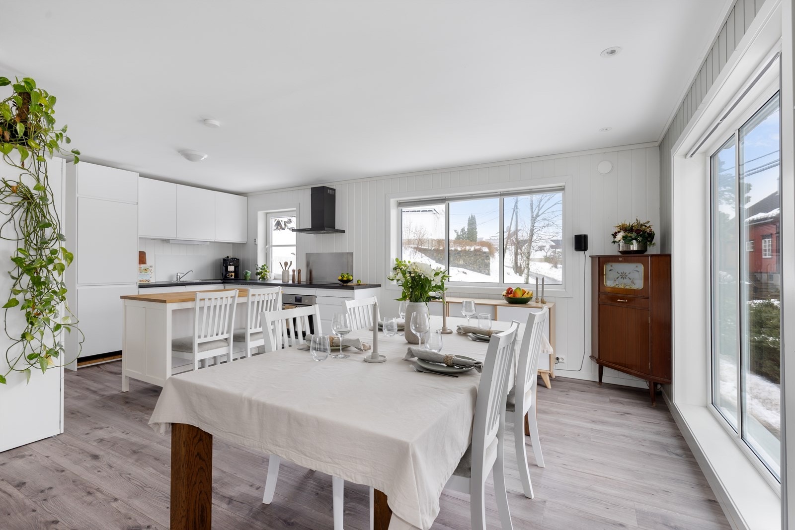 Åpen stue/kjøkken løsning Galleribilde