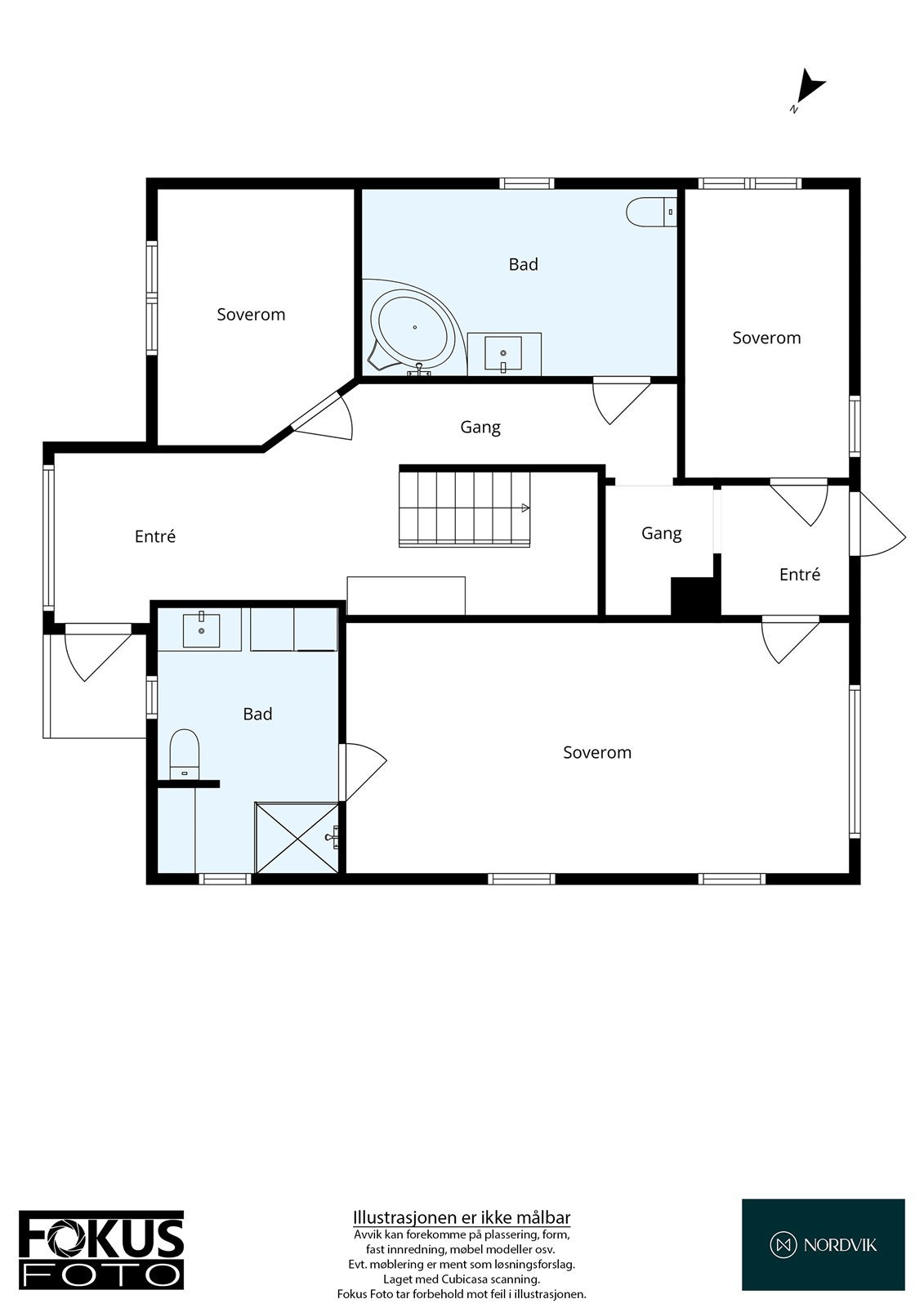 Plantegning 1.etasje Galleribilde