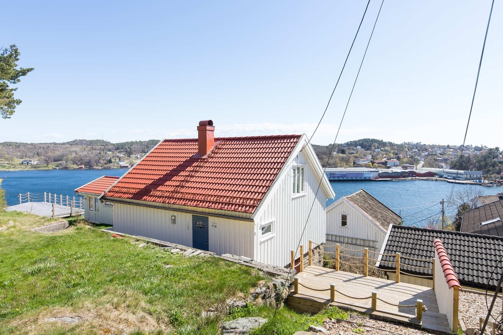 Utsikt over innselingen til Arendal og Galtesund. Galleribilde