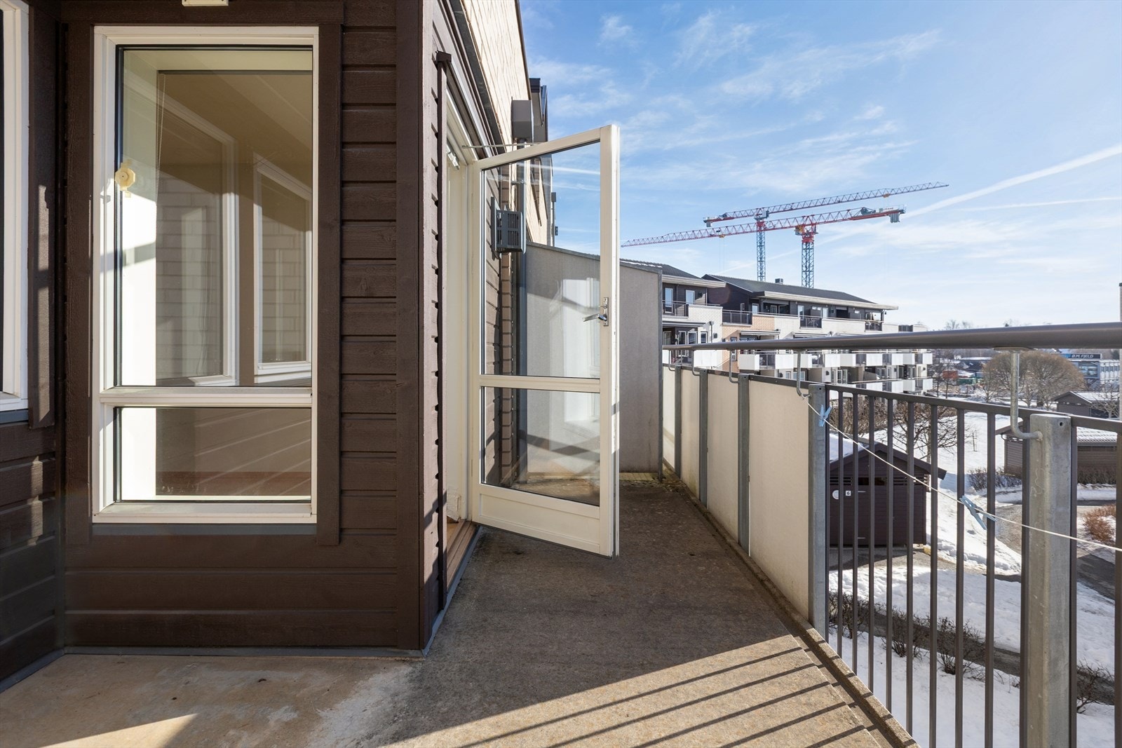 Terrassen er godt skjermet, så er her det neste ikke noe innsyn. Galleribilde