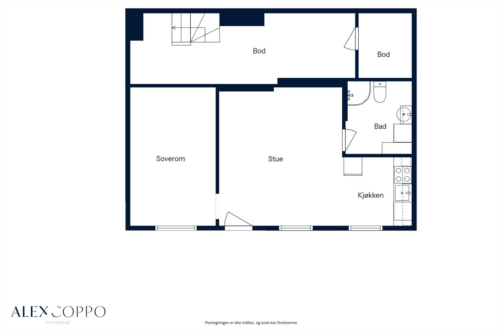 Plantegning u-etasje Galleribilde