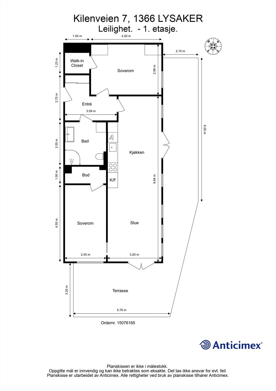 Plantegning Galleribilde