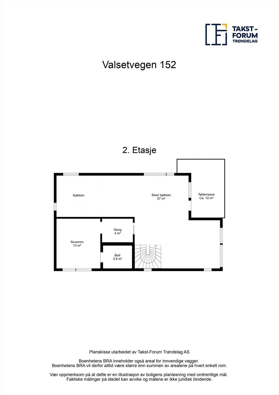 Planskisse 2. etasje. Galleribilde