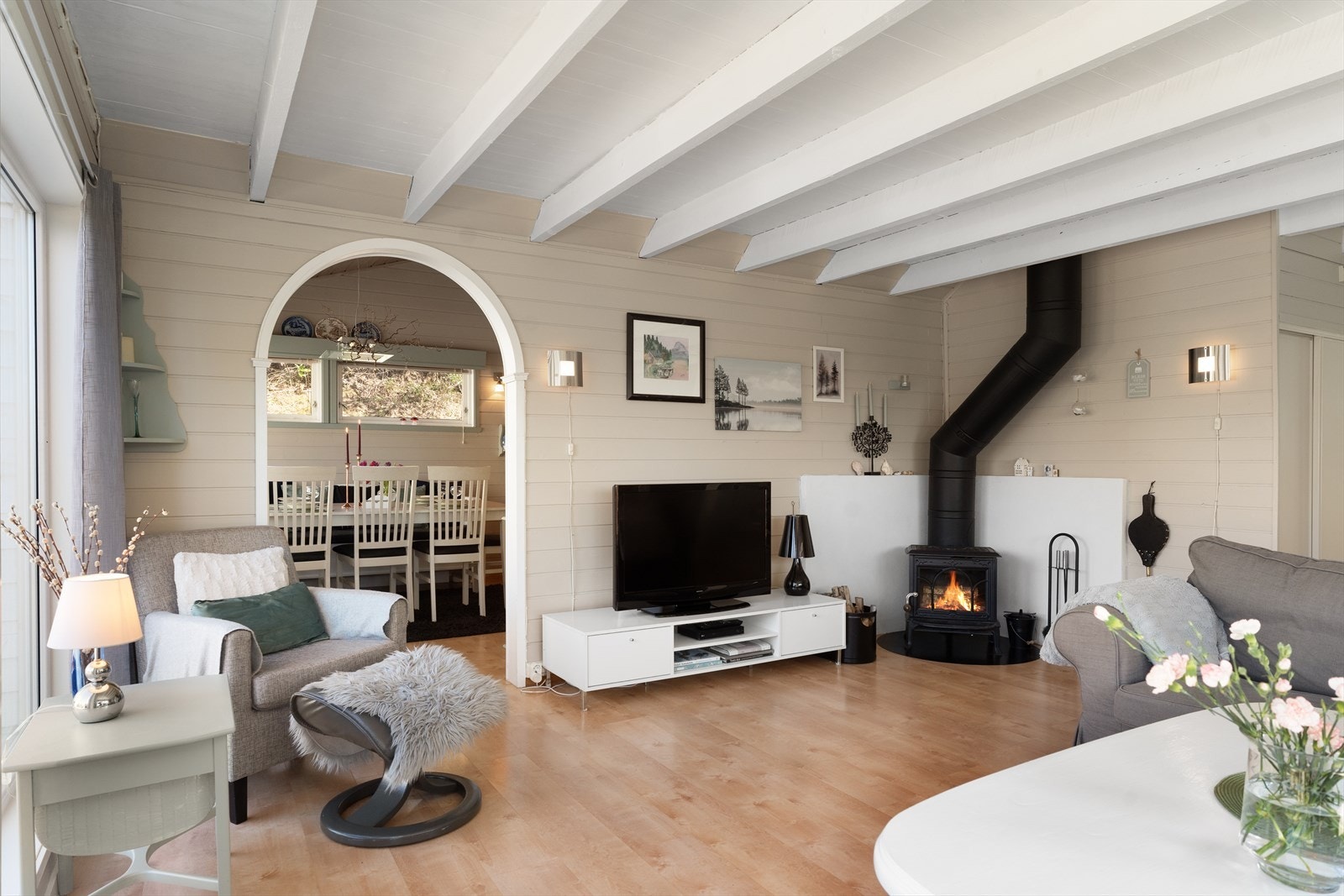 Vedovn gir varme og god atmosfære Galleribilde