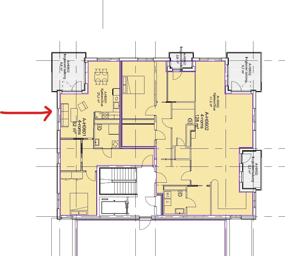 Plantegning Galleribilde