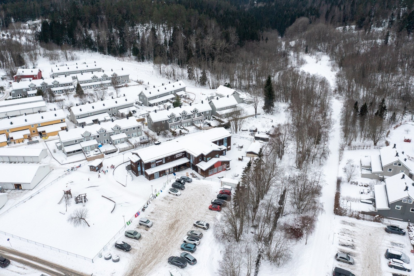 Barna i Munkebekken har fortrinnsrett på plass i Munkebekken idrettsbarnehage. Galleribilde