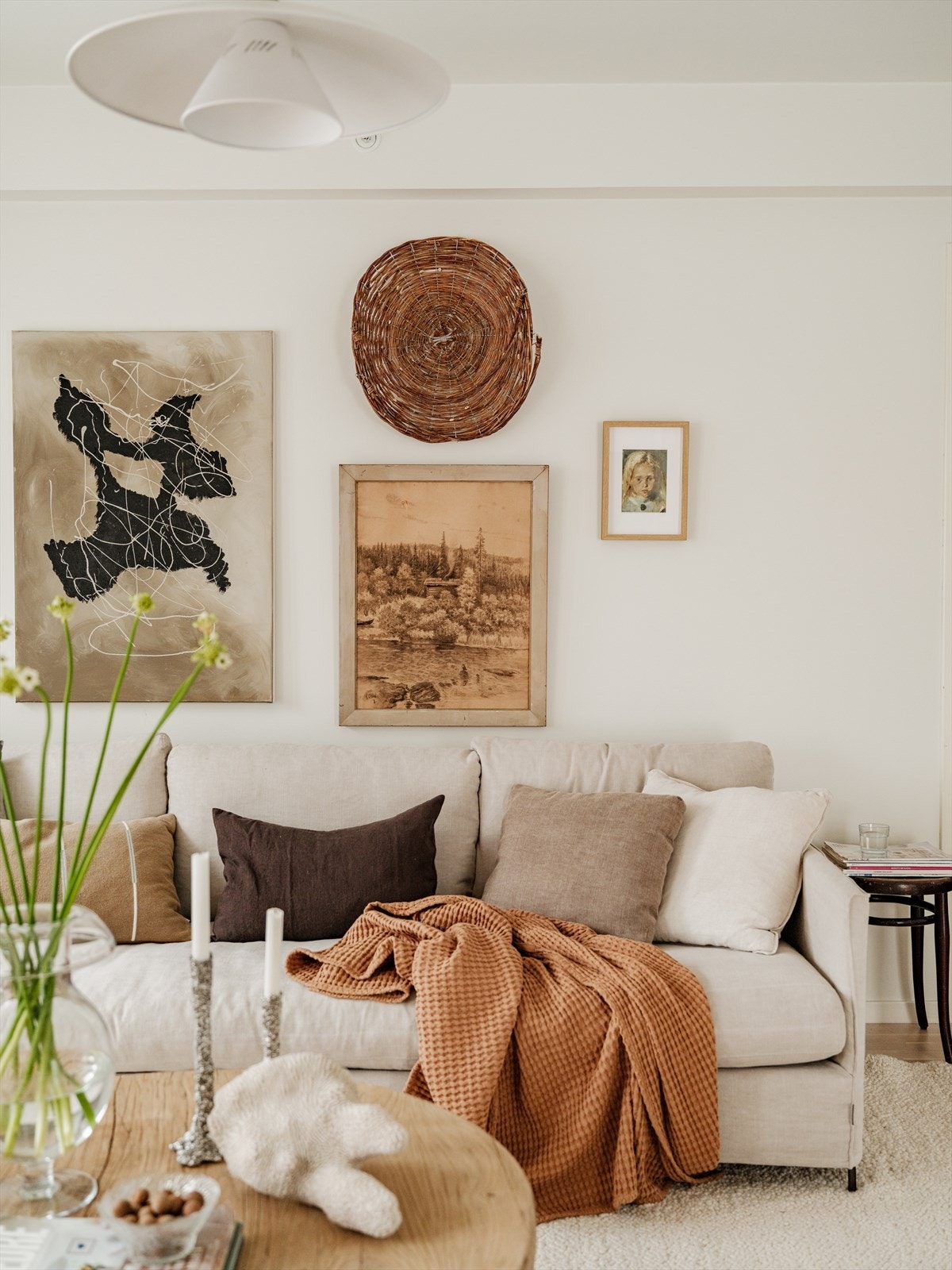 Alle rom er malt i moderne, delikate farger. Galleribilde