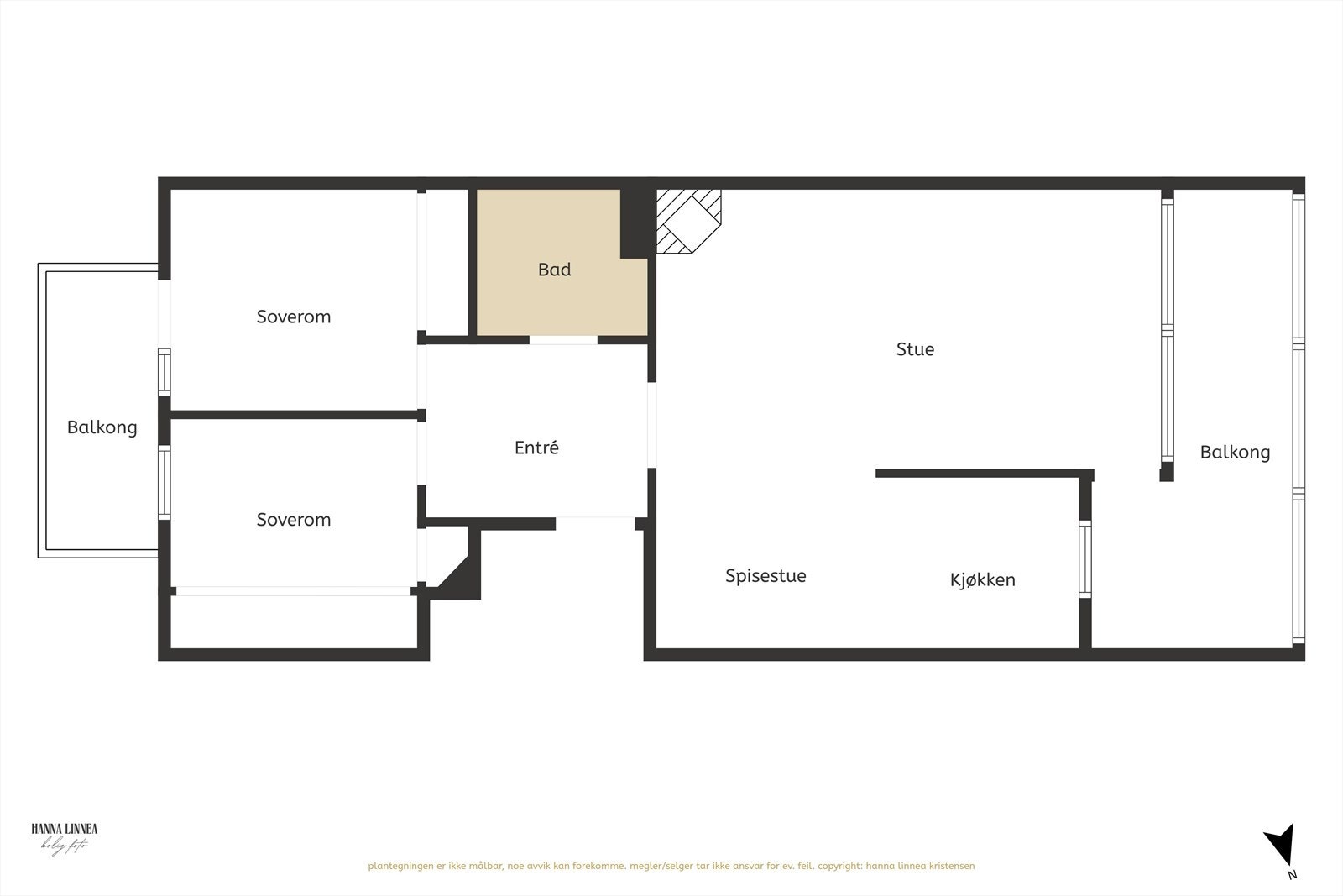 Plantegning Galleribilde