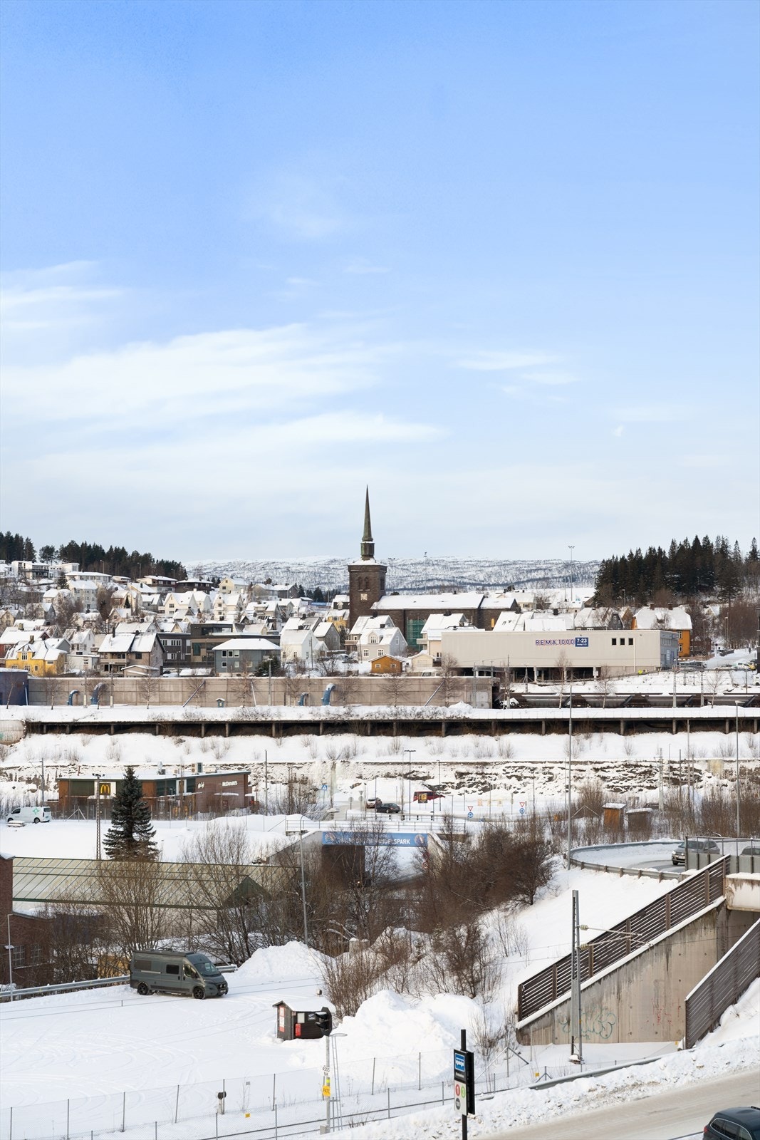 Utsikt fra balkong Galleribilde
