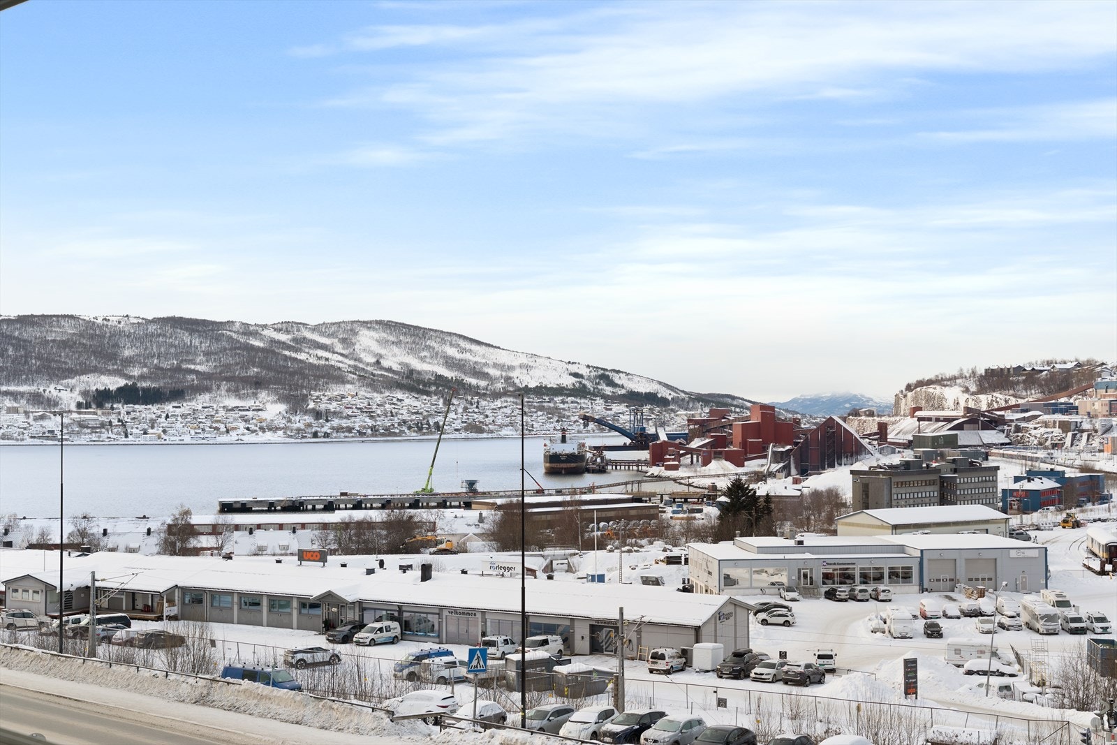 Utsikt fra balkong Galleribilde