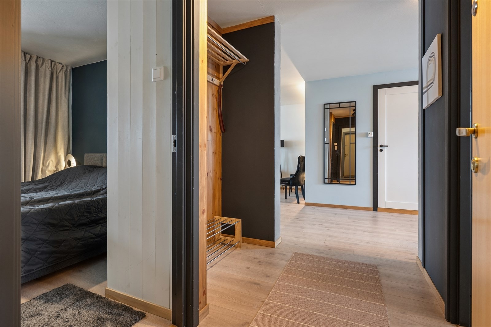 Leiligheten er lys og gjennomgående med en god planløsning. Galleribilde