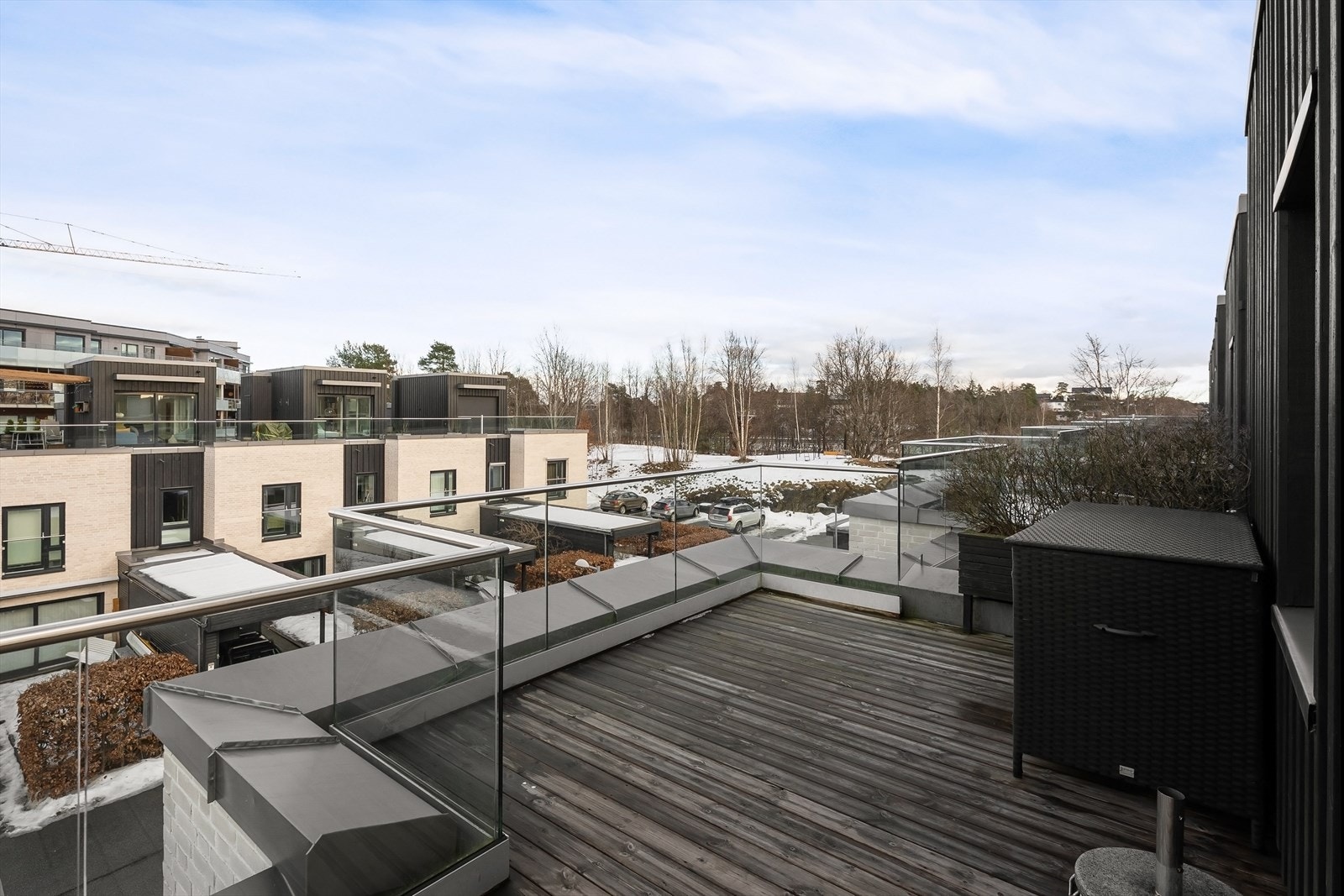 Østsiden av takterrassen tilbyr morgen/formiddagsol Galleribilde