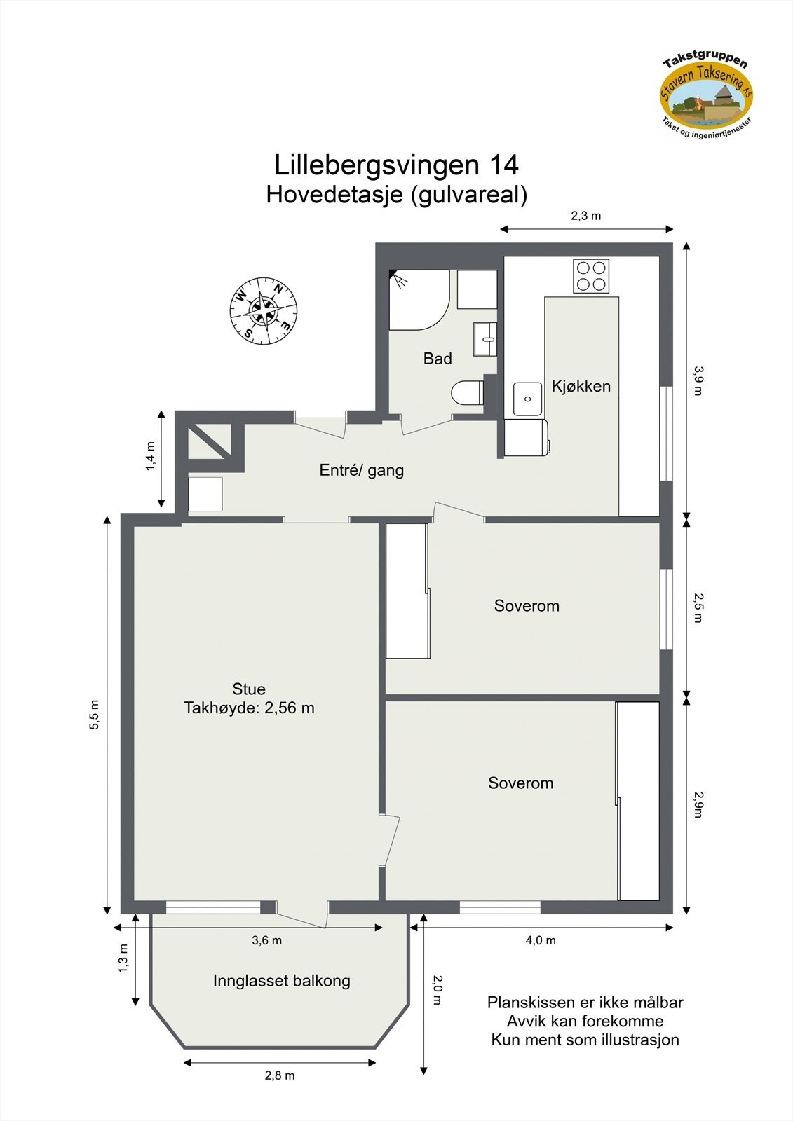 Plantegning Galleribilde