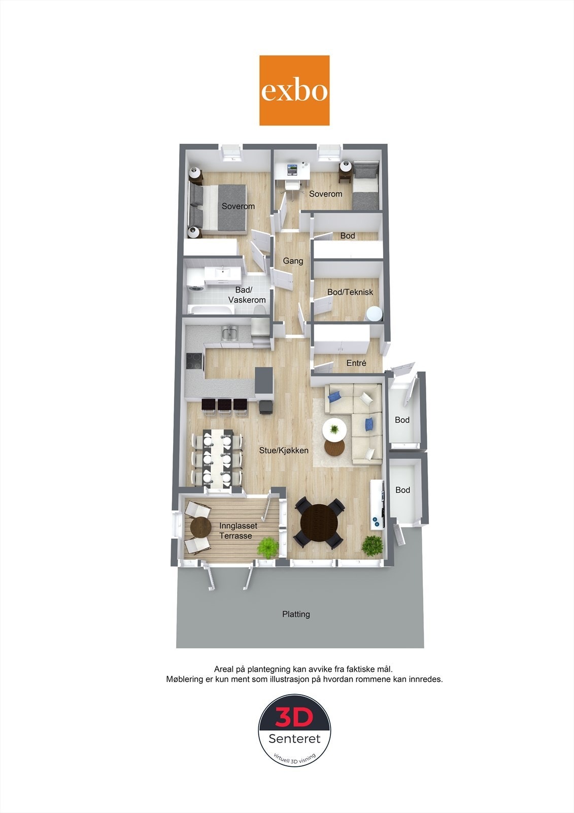 Plantegning Galleribilde