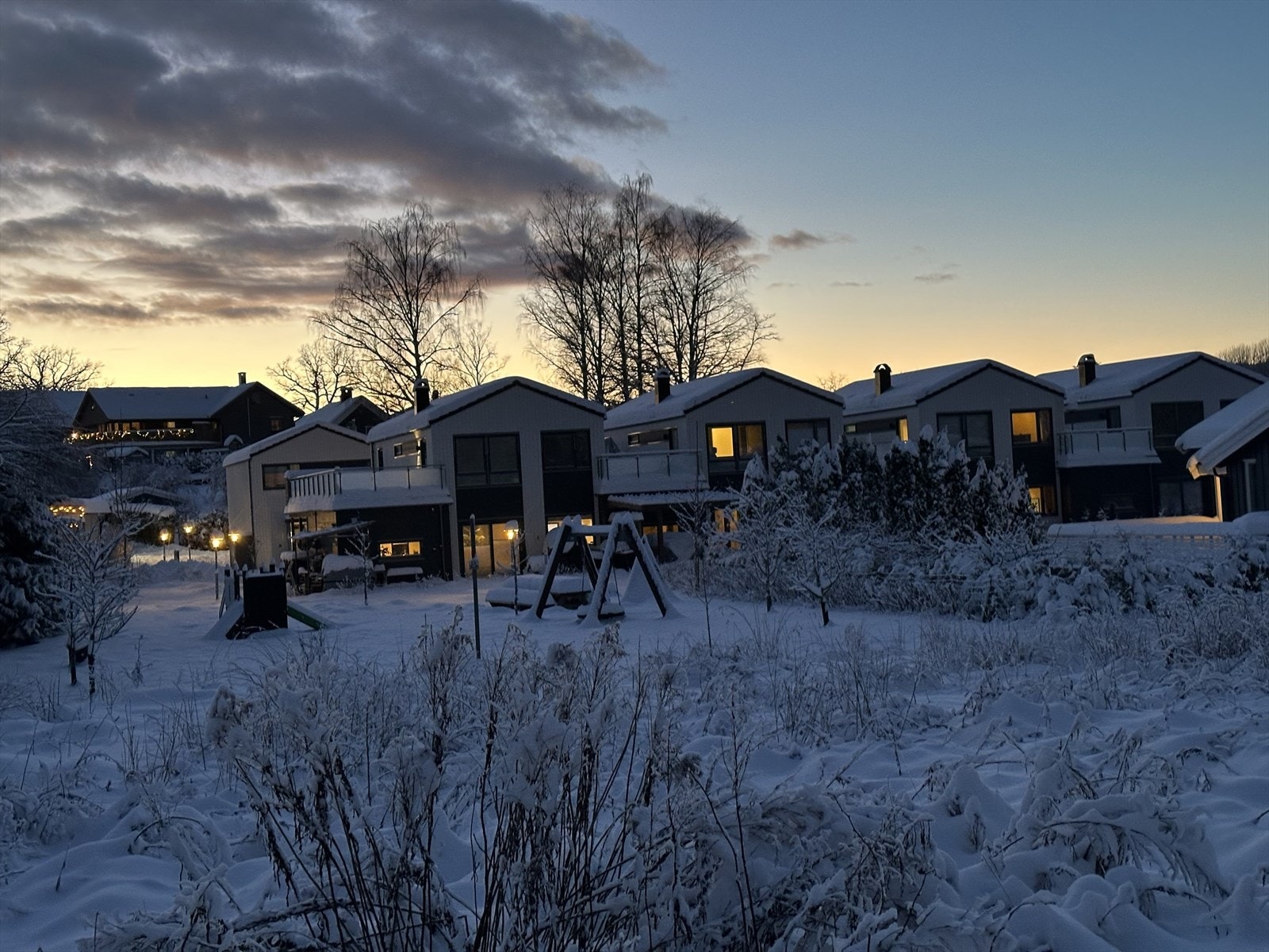 Privat bilde: Bakkene Hage, bilde tatt fra skiløpa. Galleribilde