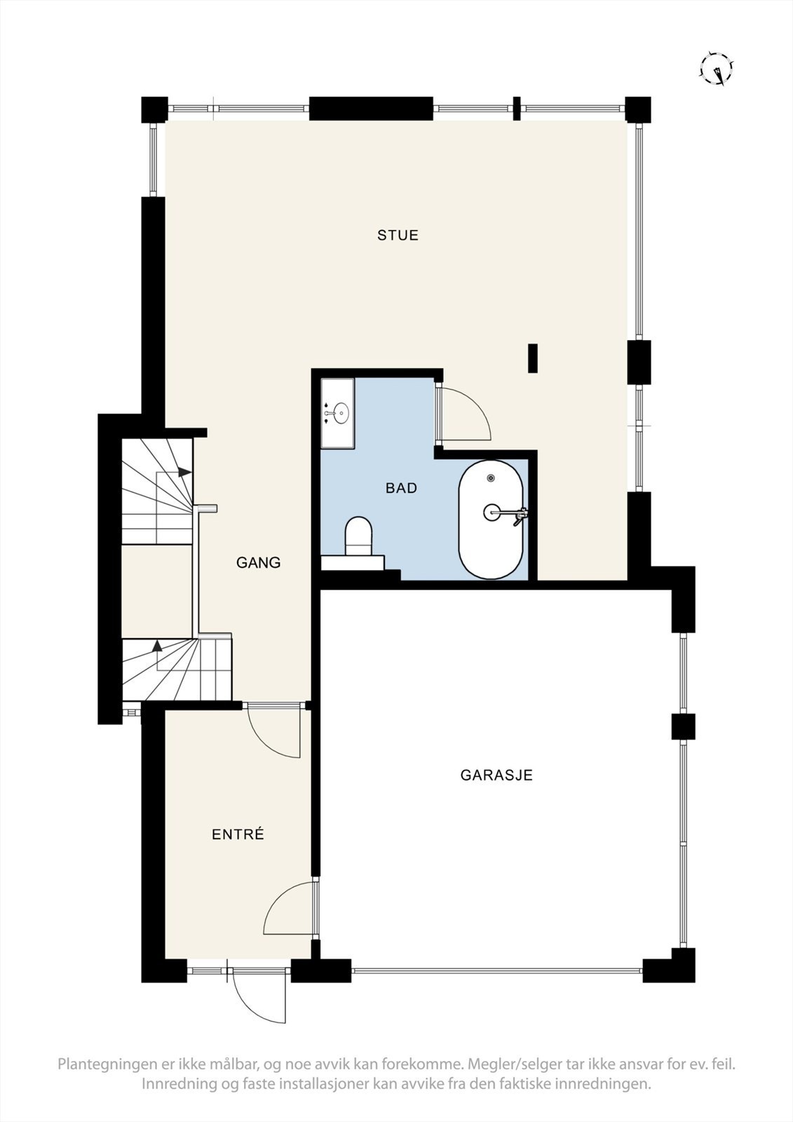 Plantegning Galleribilde