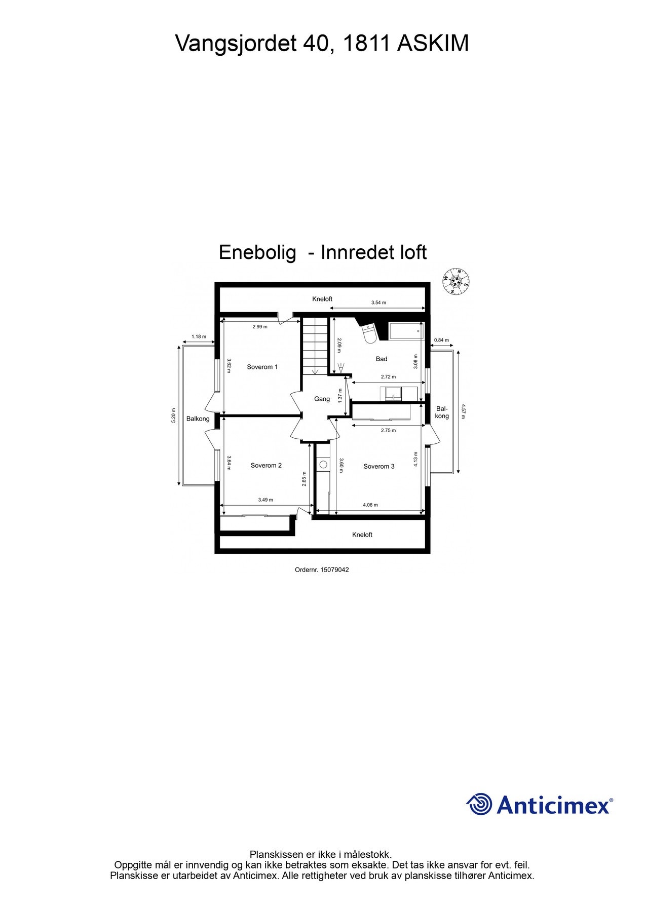 Plantegning 2. etasje. Galleribilde