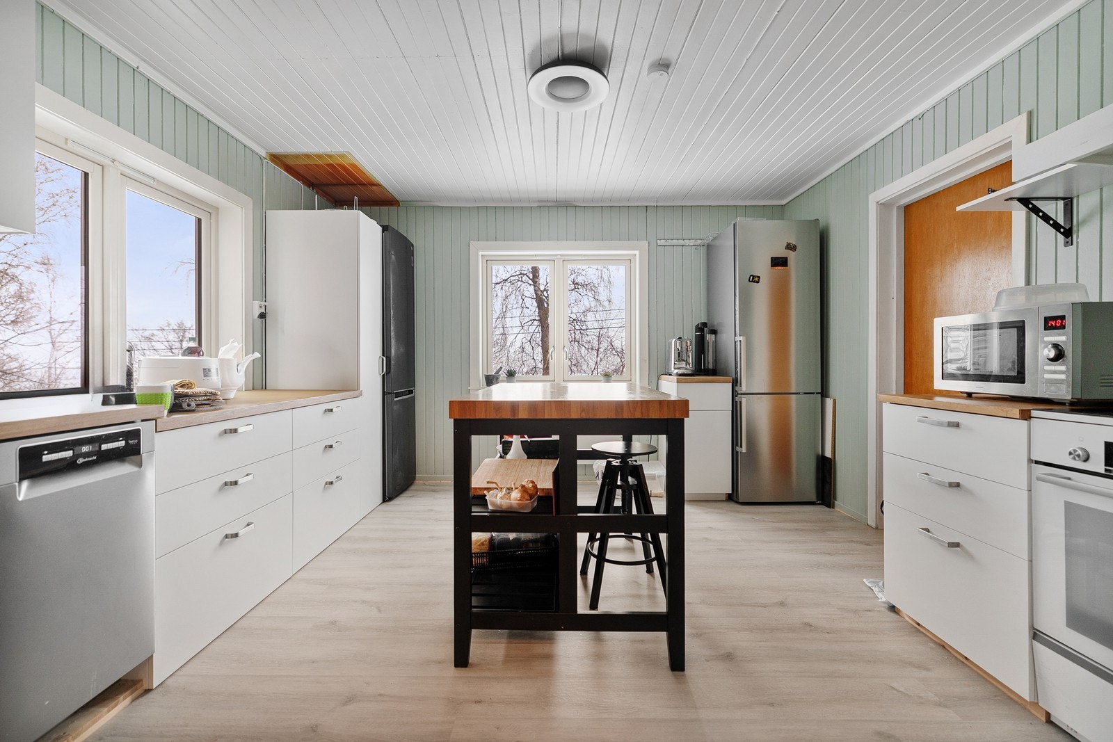 Kjøkken i utleiedelen. Galleribilde