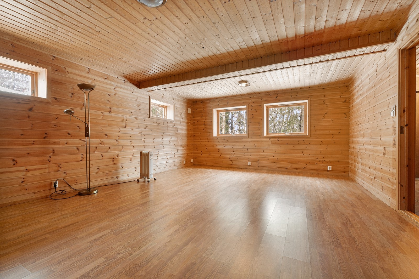 Romslig kjellerstue. Galleribilde