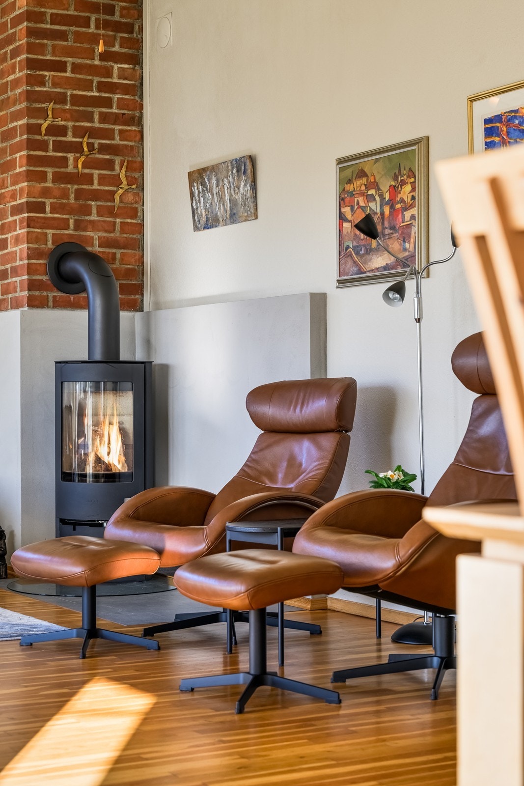 Vedovn som gir god varme på kalde vintersdager - Montert i 2016 Galleribilde