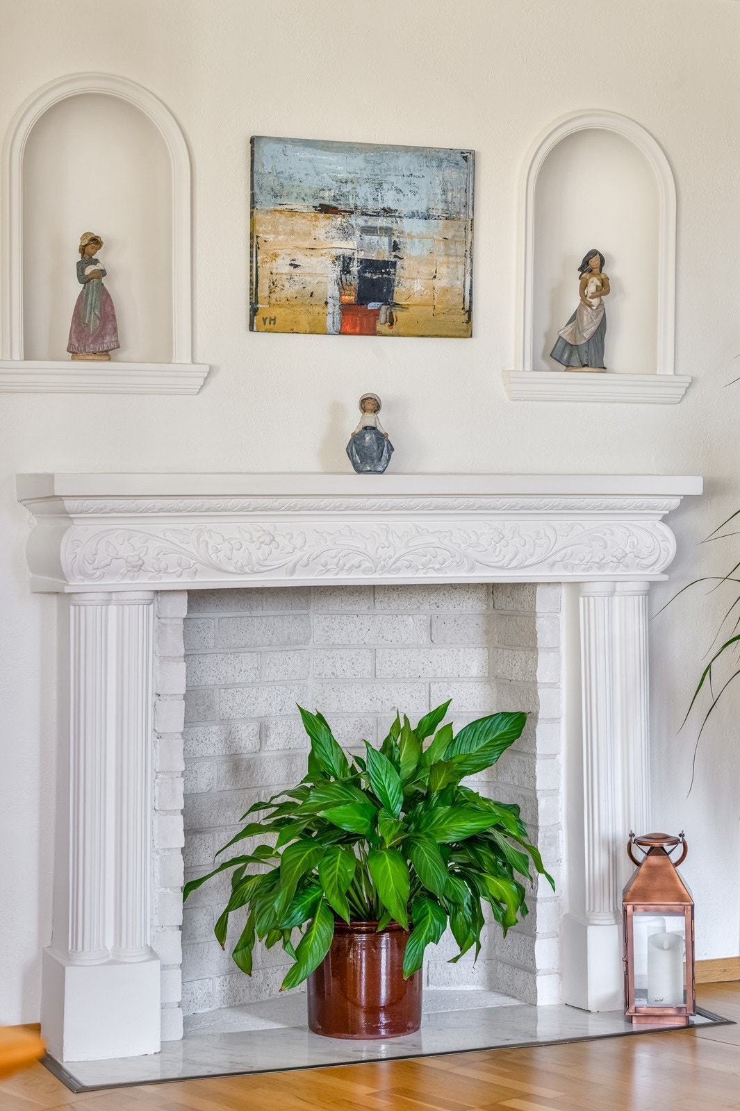 Stuen er pent utsmykket Galleribilde