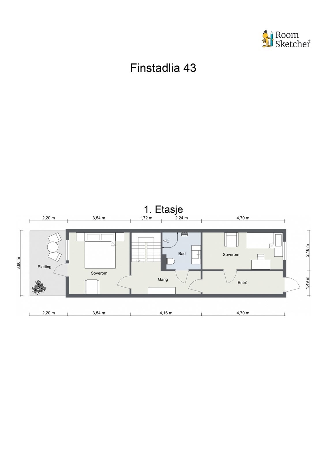 Plantegning. Galleribilde
