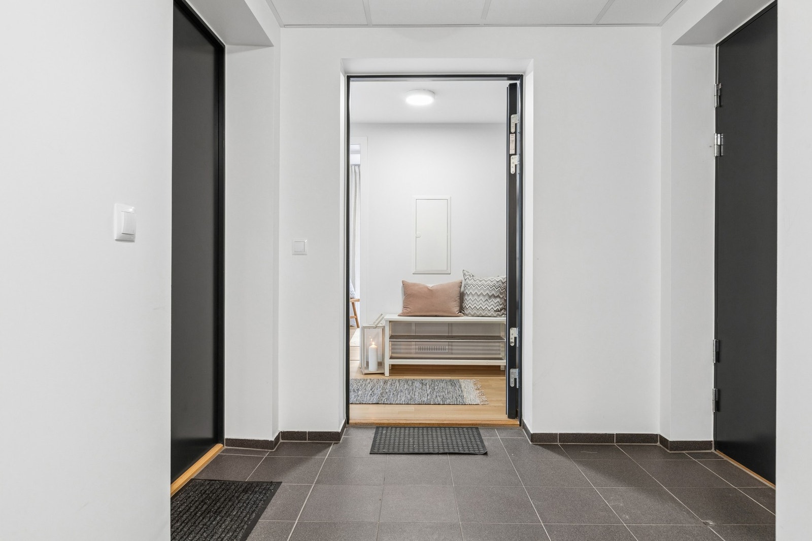 Leiligheten har enkel adkomst via heis og trappeoppgang. Galleribilde