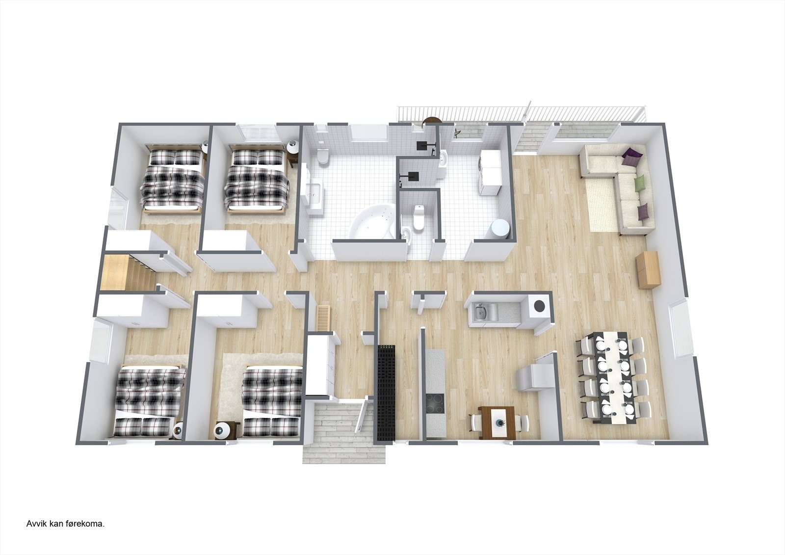 Planteikning 3D Galleribilde