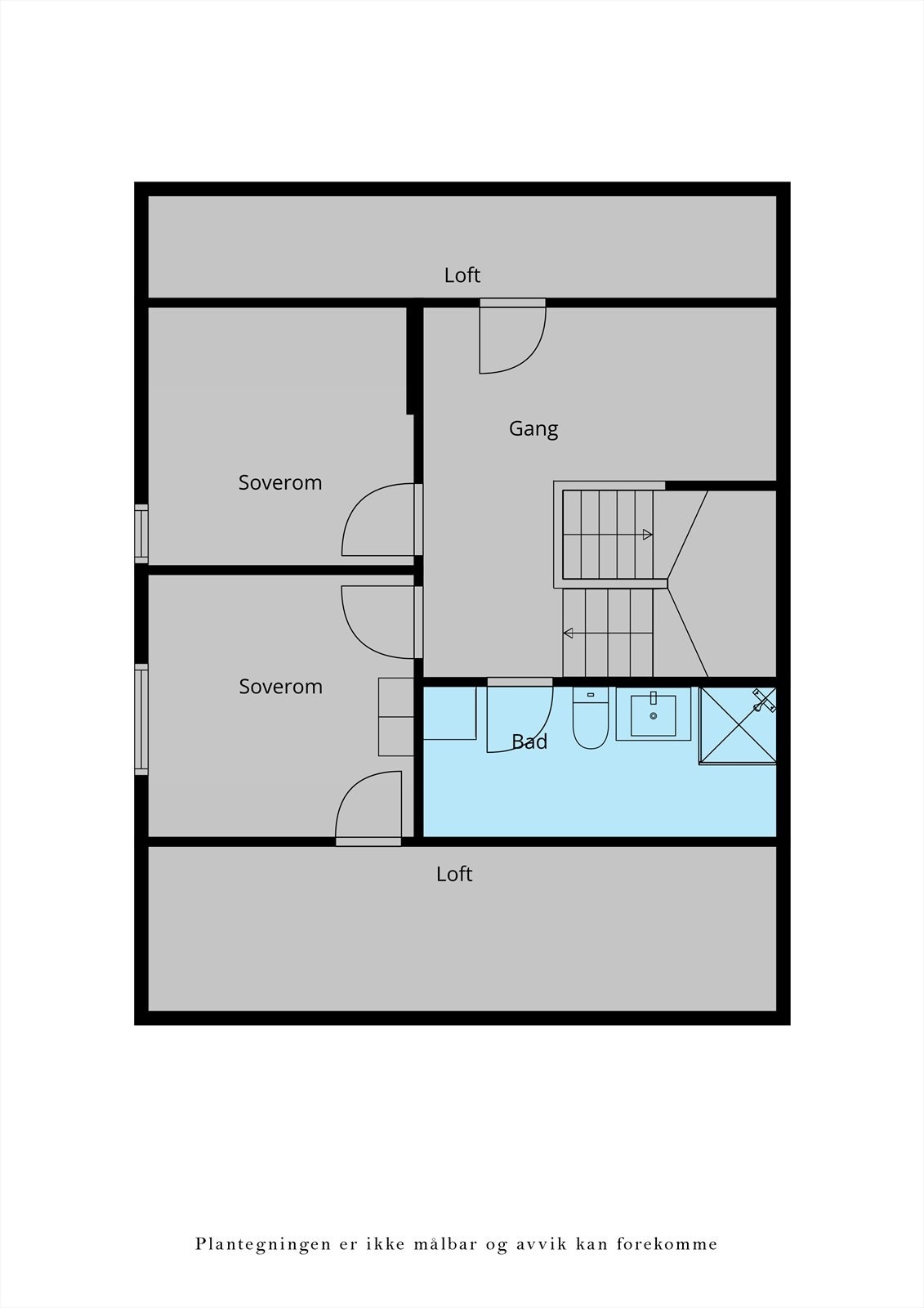 Plantegning 2.etasje. Galleribilde