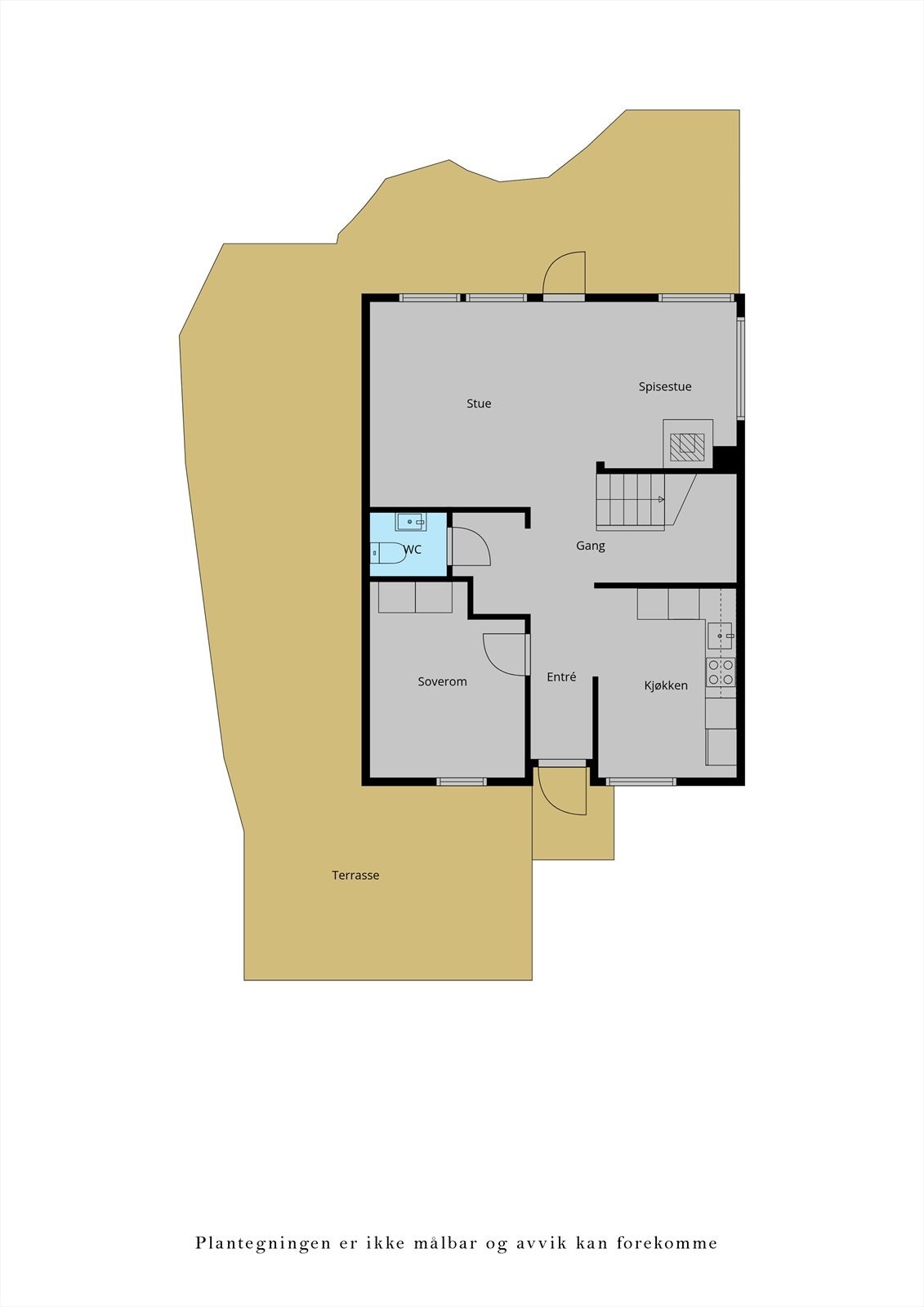 Plantegning 1.etasje. Galleribilde