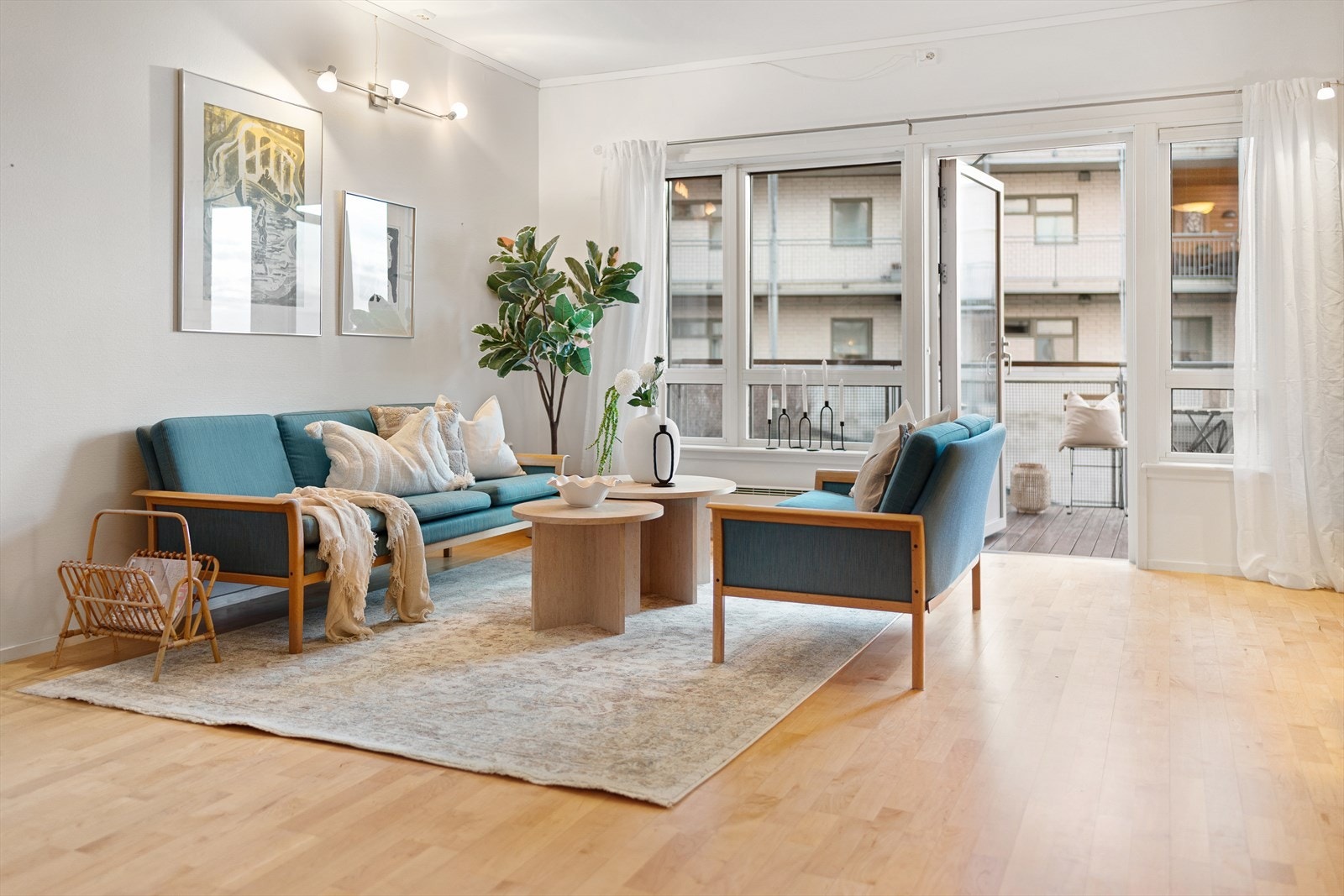 En flott 3-roms andelsleilighet med sentral og attraktiv beliggenhet på Vikhammer. Galleribilde