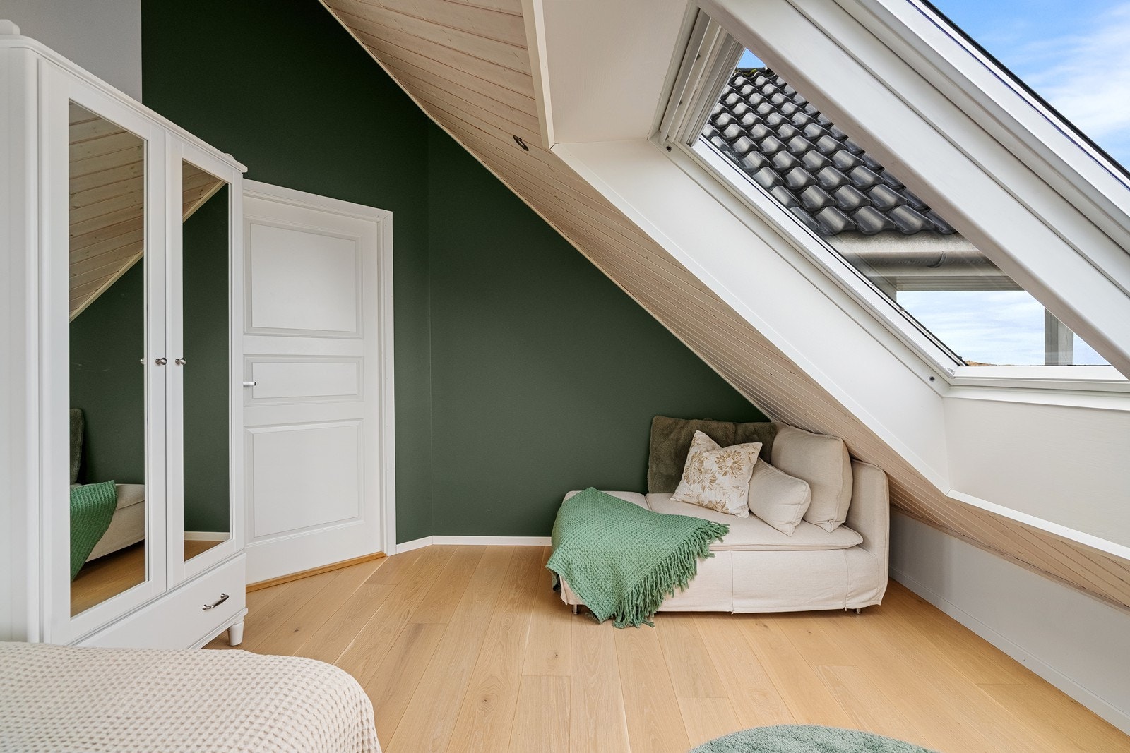 Soverom 3. Dette soverommet er stue på opprinnelige tegninger. Galleribilde