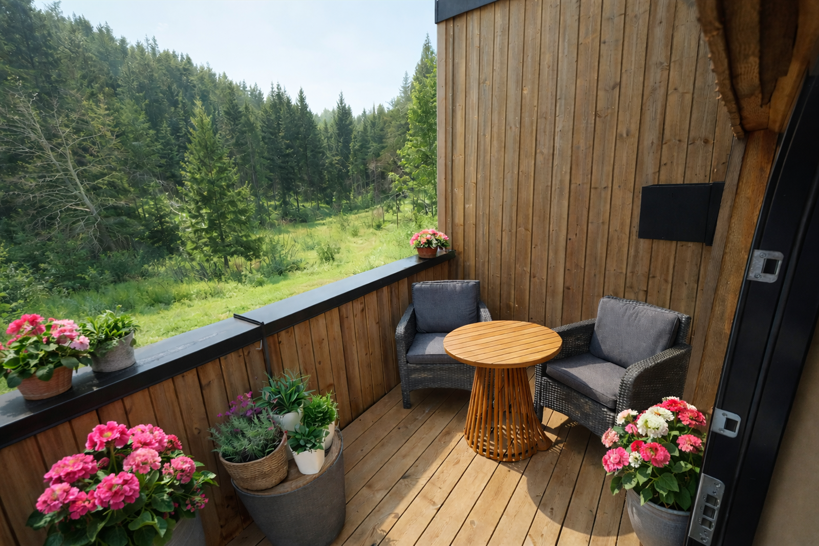 Balkong på sommer (privat bilde) Galleribilde