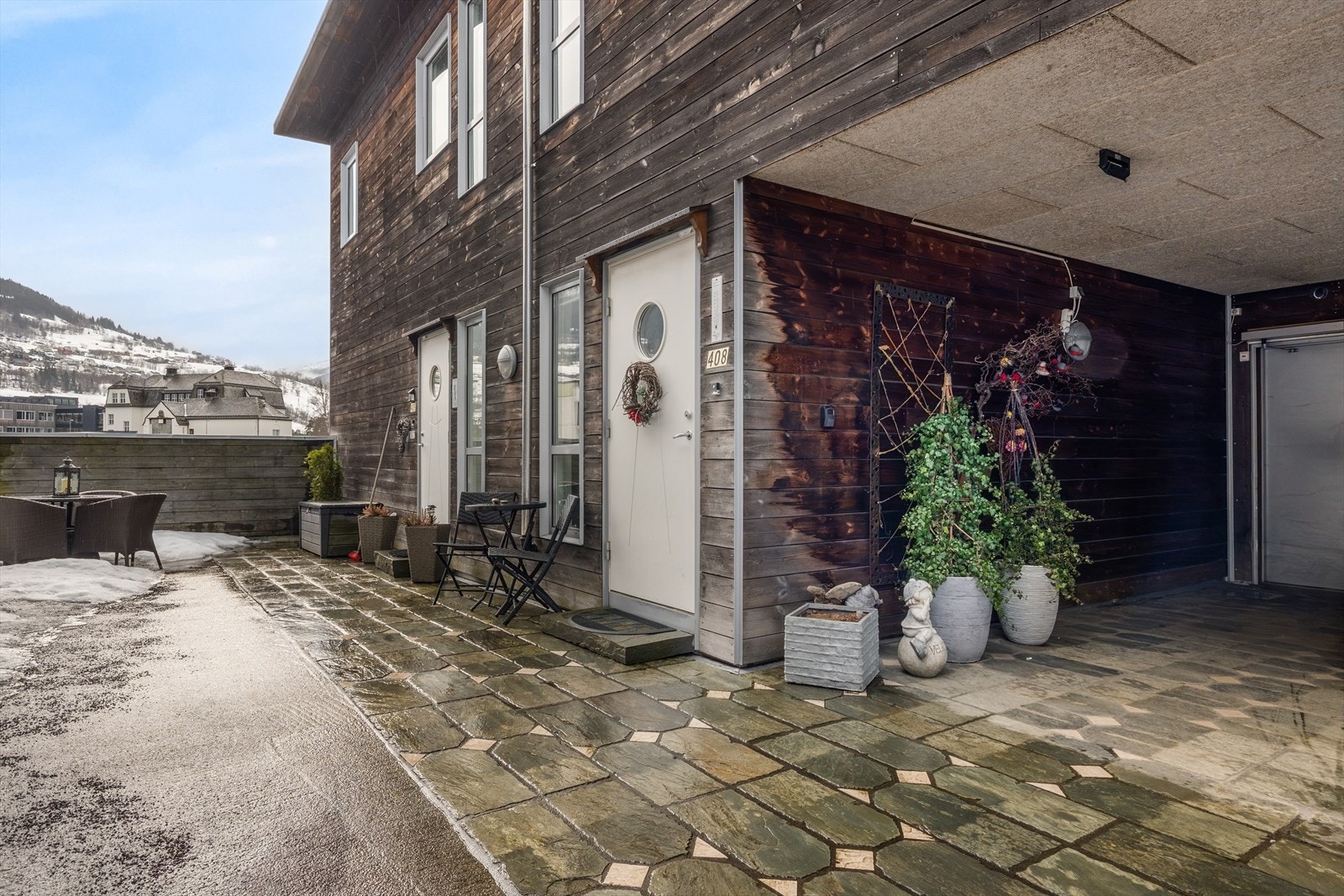 Inngangsparti fra fellesareal i 3.etasje Galleribilde