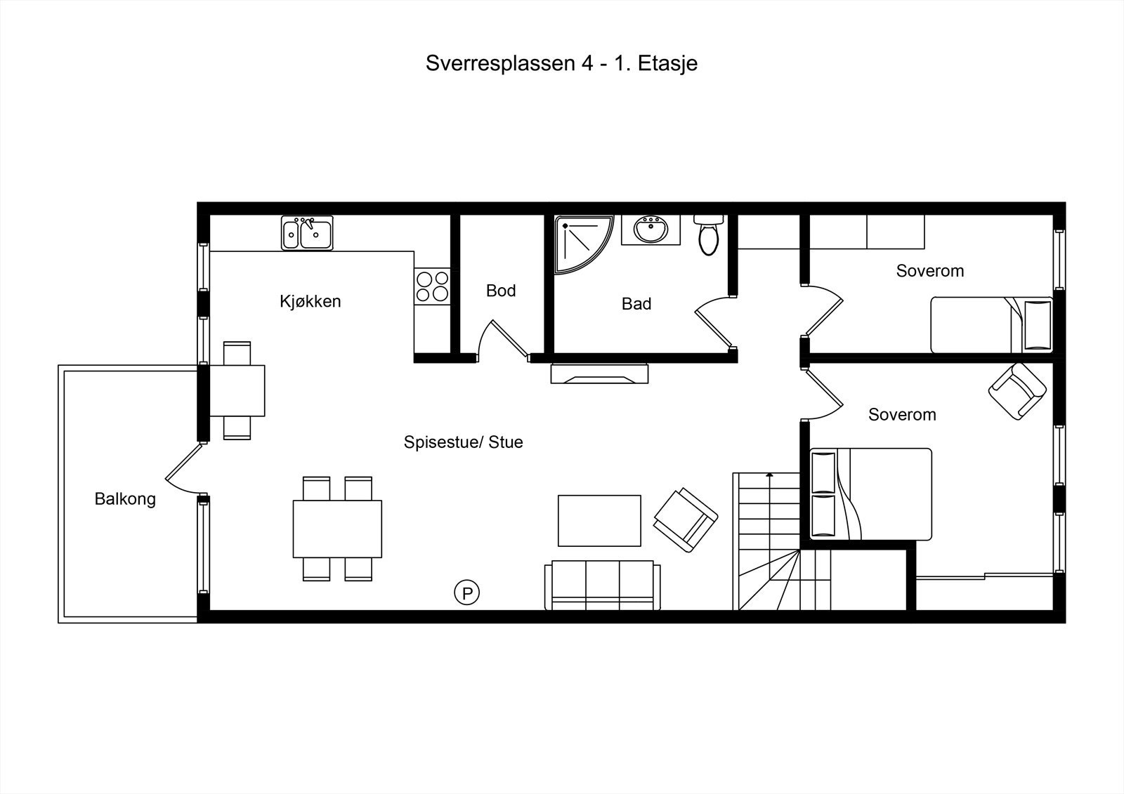 Plantegning Galleribilde