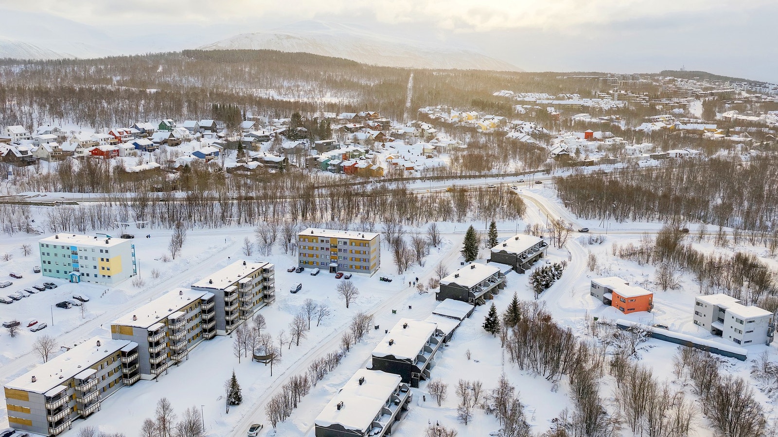 Dronebilde. Galleribilde