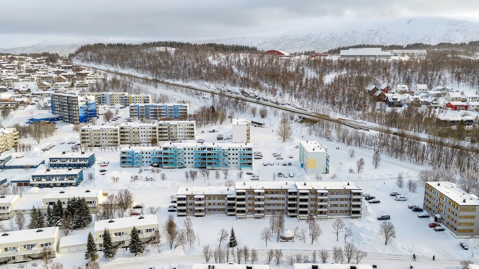 Dronebilde. Galleribilde