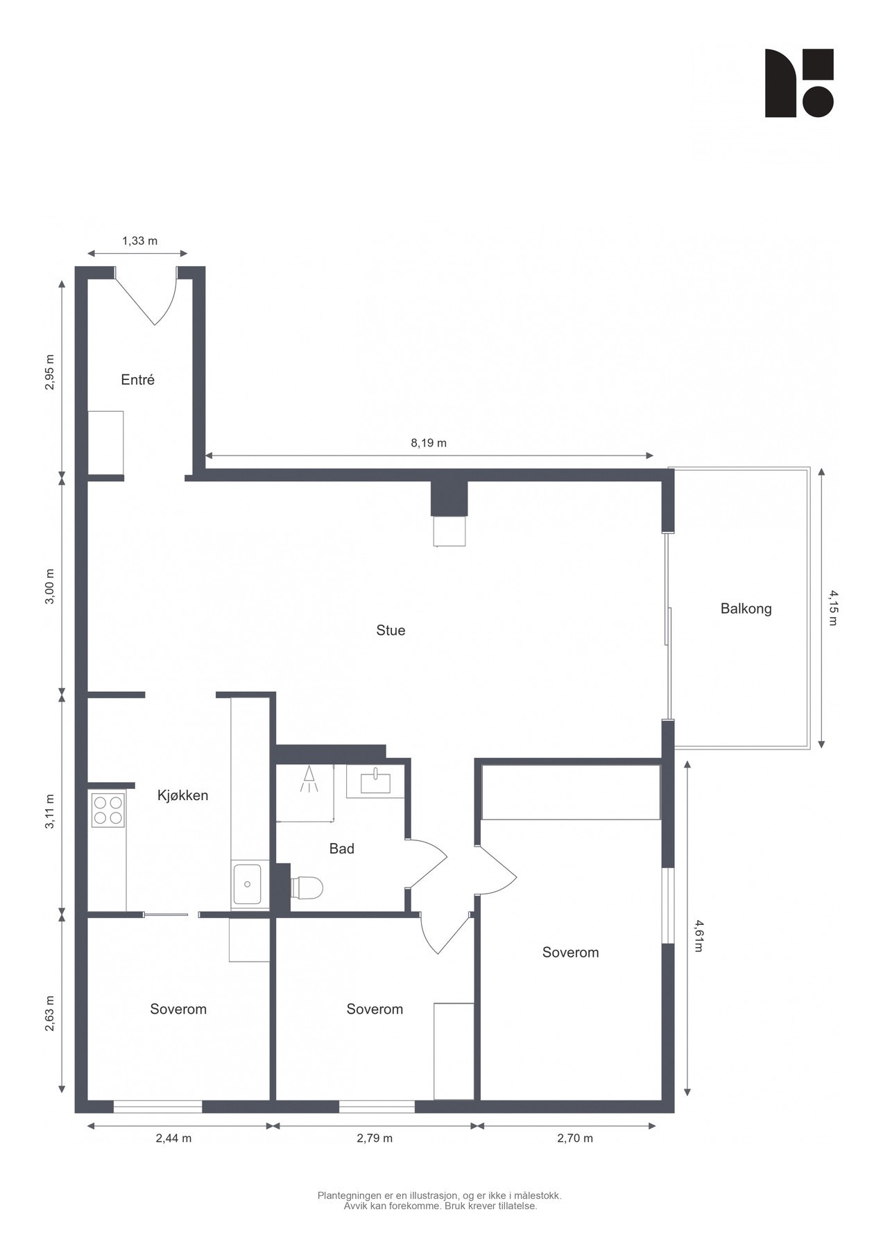 Plantegning. Galleribilde