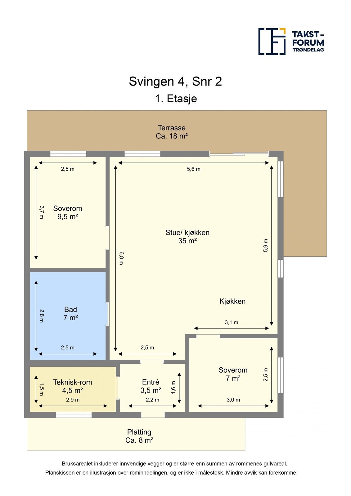 Plantegning Galleribilde