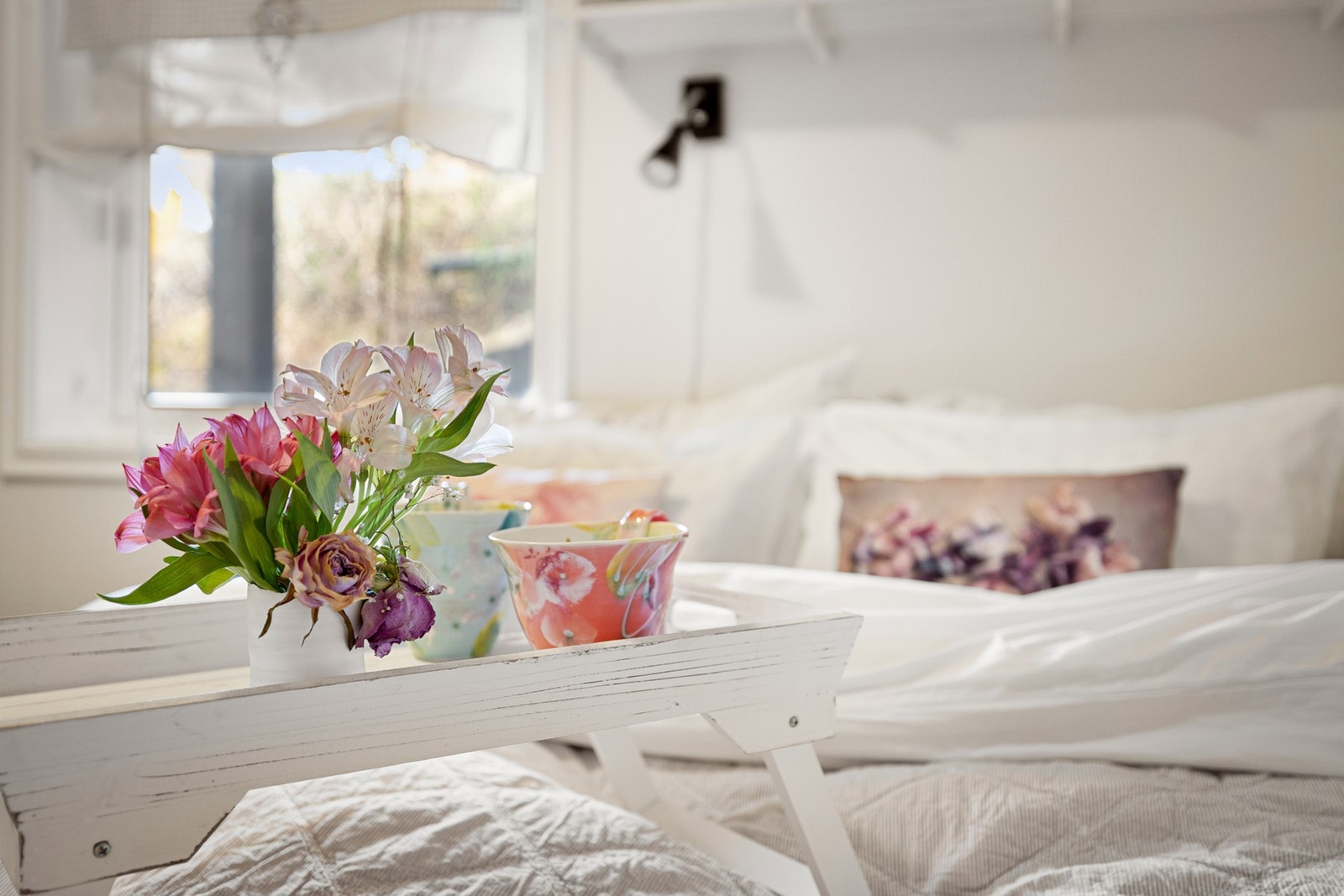 En kopp kaffe på sengen? Galleribilde