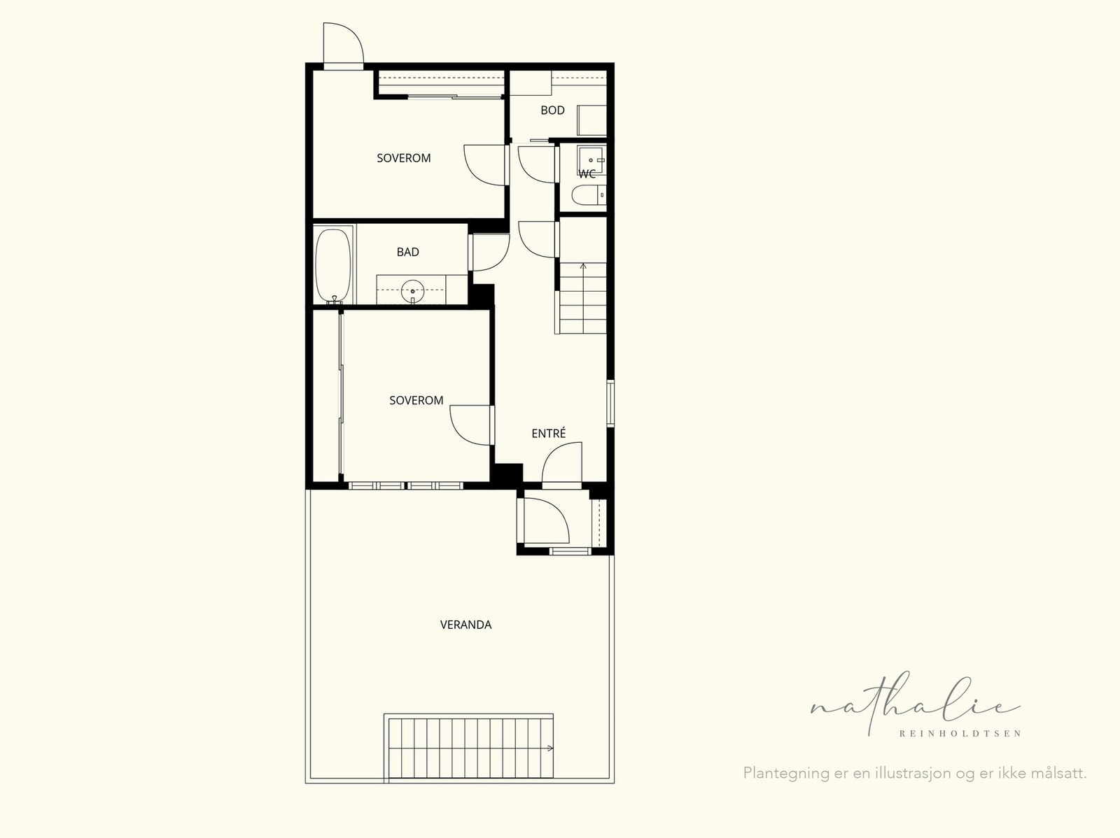 Plantegning underetasje. Galleribilde