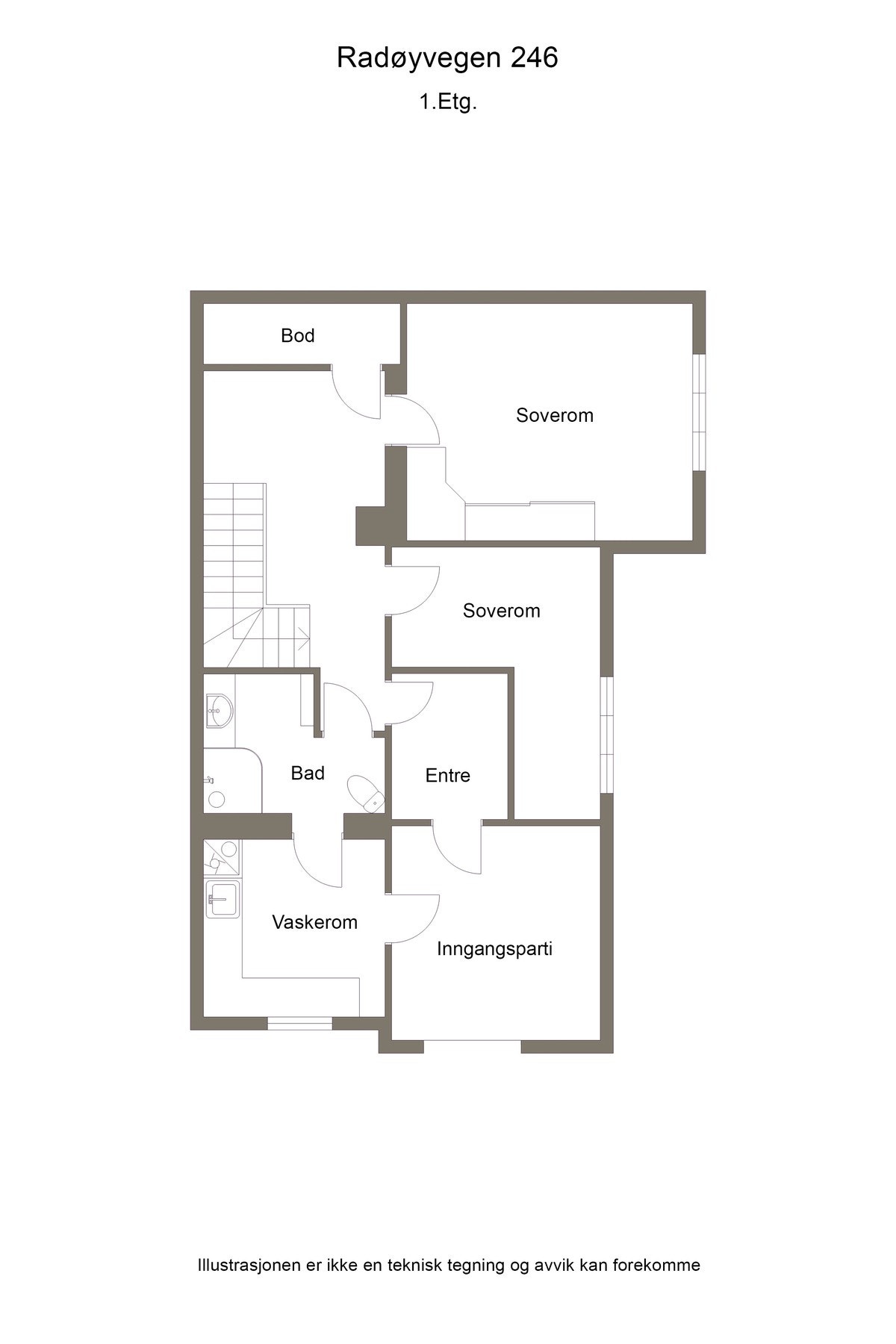 Planskisse | Underetasjen Galleribilde