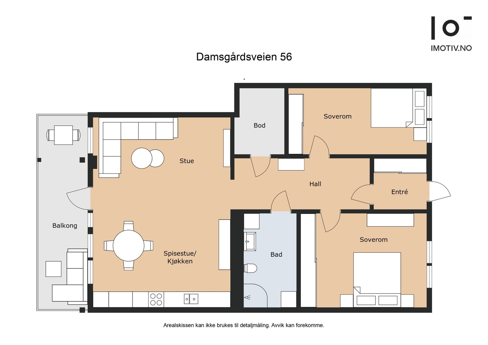 - Plantegning. I tillegg medfølger ekstern bod - Galleribilde