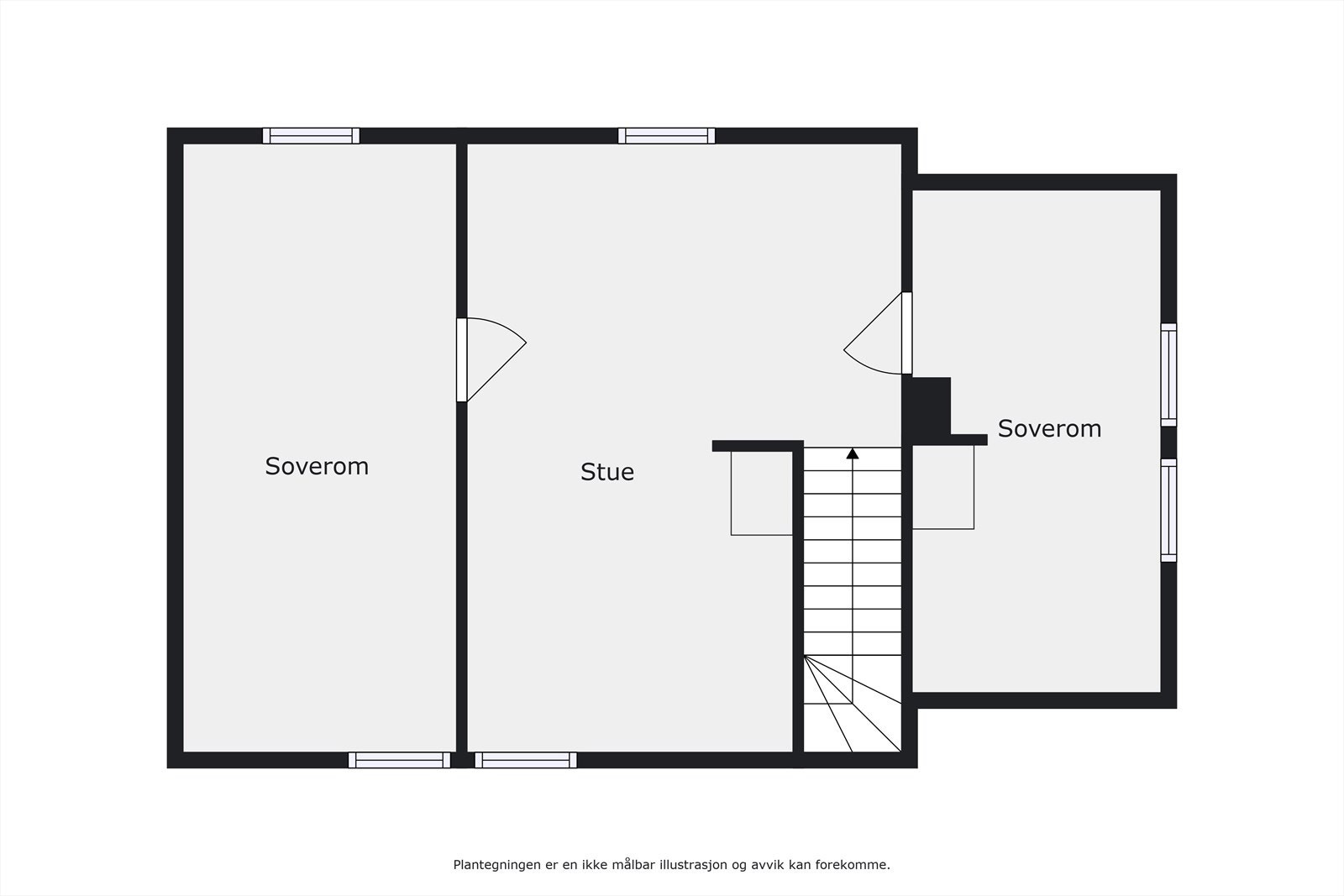 Plantegning andre etasje Galleribilde