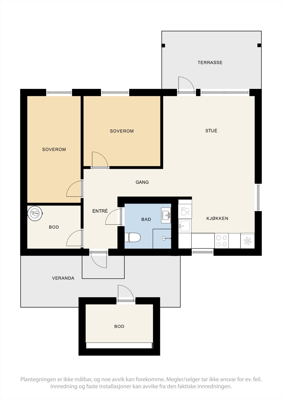 Plantegning. Galleribilde